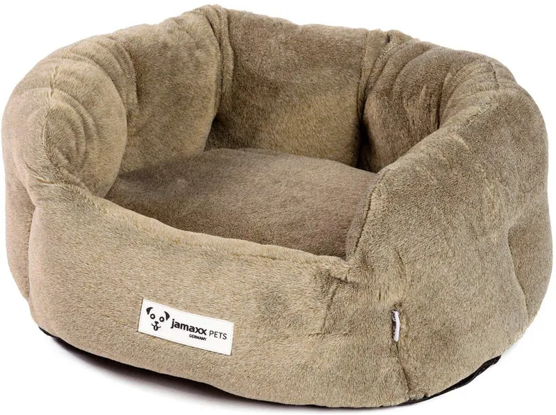B-Ware: PDB2082 - Hunde-Körbchen Flauschig Weich, Hundebett Waschbarer Bodenkissen Bezug, Dicke Weiche Polsterung