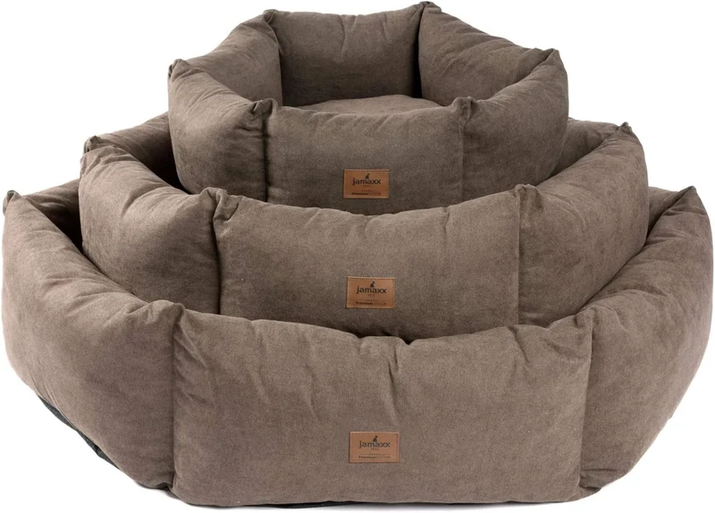 B-Ware: PDB2023 JAMAXX Premium Hunde-Körbchen Waschbar I Orthopädische Memory Foam Kissenfüllung I Weiches Hundebett , Hohe Seitenränder mit kompakter Füllung I Extra Nässeschutz
