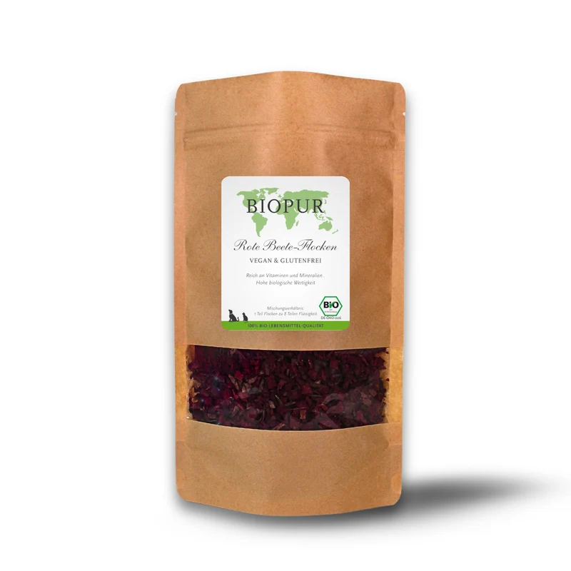 Rote Beete-Flocken - BIOPUR Futterergänzungen