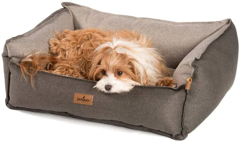 PDB2018 | LUXURY Hundebett / Hunde-Sofa, orthopädisch, extra-hohe Seiten, OEKOTEX Bezug, waschbar