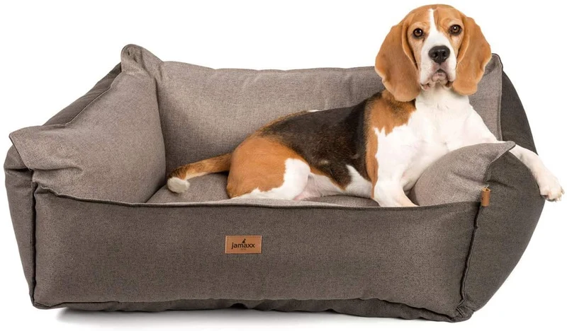PDB2018 | LUXURY Hundebett / Hunde-Sofa, orthopädisch, extra-hohe Seiten, OEKOTEX Bezug, waschbar