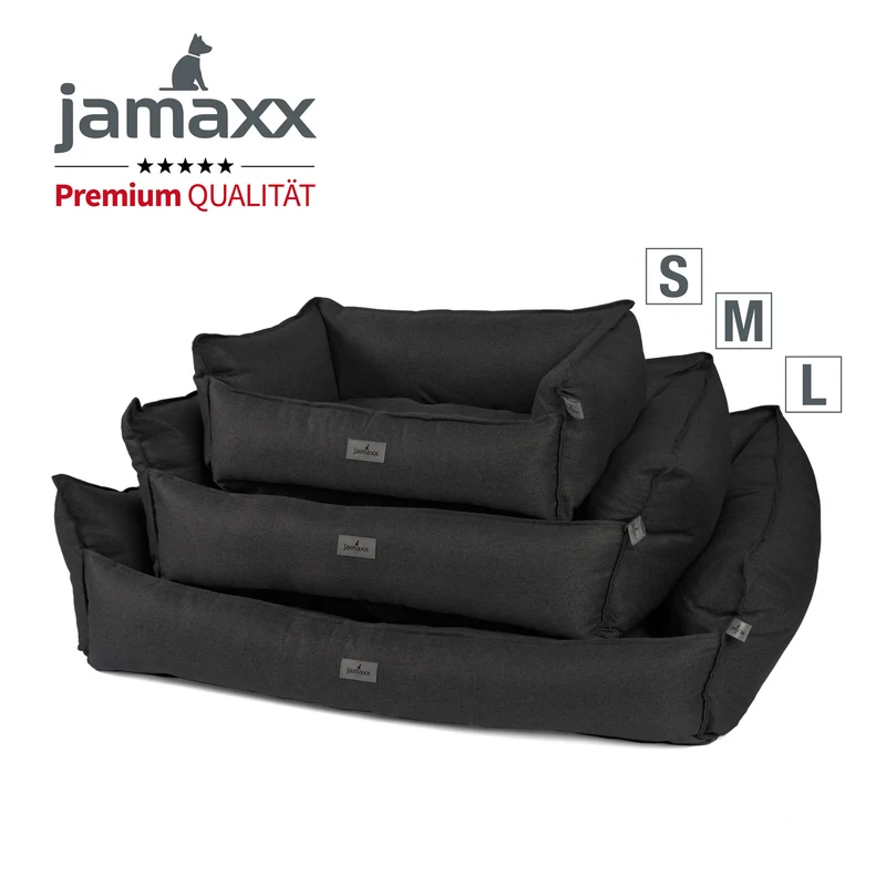 PDB2018 | LUXURY Hundebett / Hunde-Sofa, orthopädisch, extra-hohe Seiten, OEKOTEX Bezug, waschbar