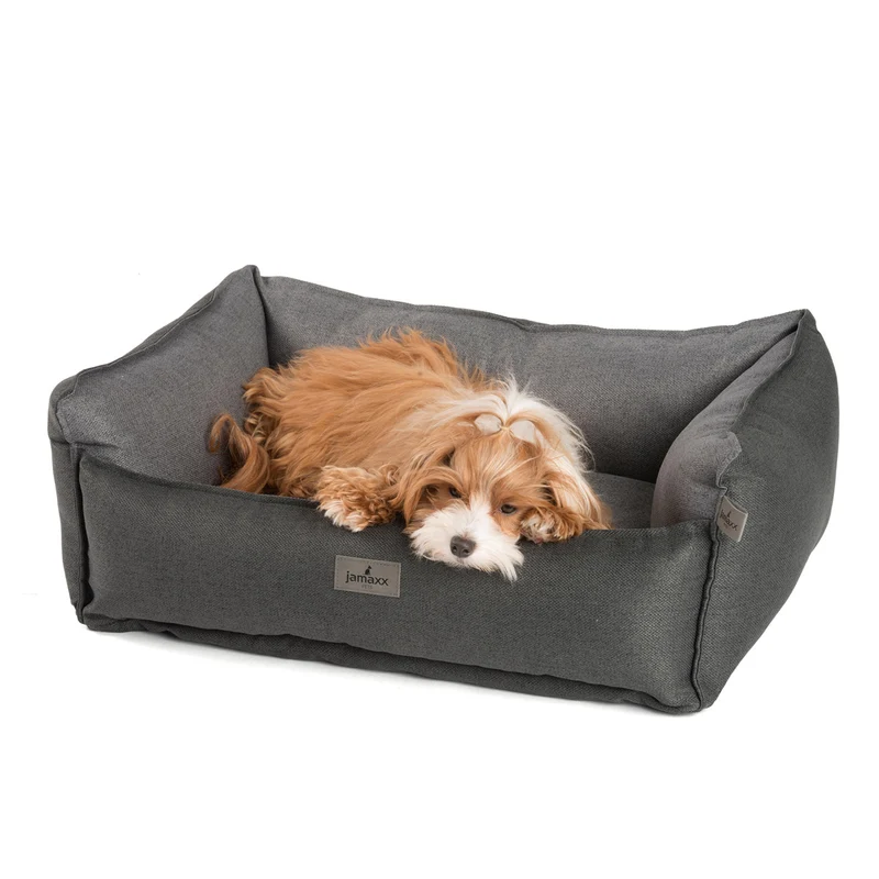 PDB2018 | LUXURY Hundebett / Hunde-Sofa, orthopädisch, extra-hohe Seiten, OEKOTEX Bezug, waschbar