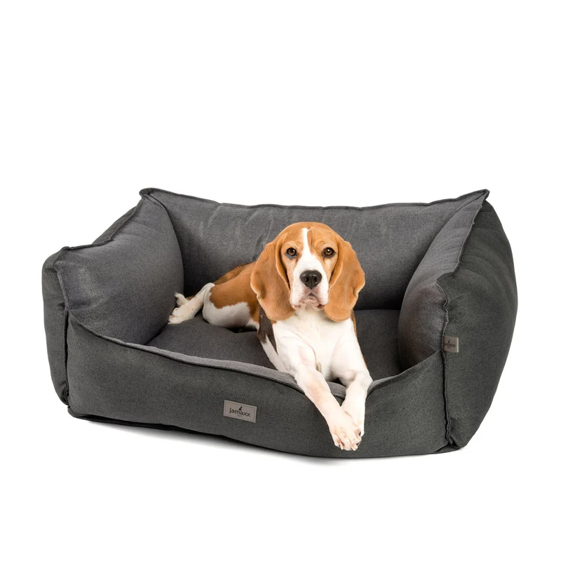 PDB2018 | LUXURY Hundebett / Hunde-Sofa, orthopädisch, extra-hohe Seiten, OEKOTEX Bezug, waschbar