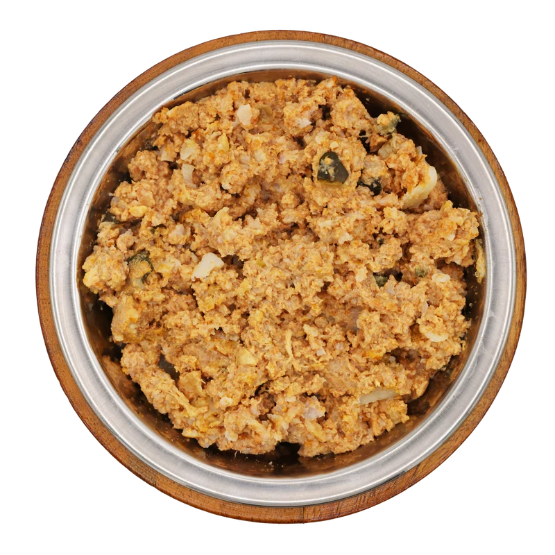 Bio-Alleinfutter - Huhn, Dinkel & Zucchini für Hunde
