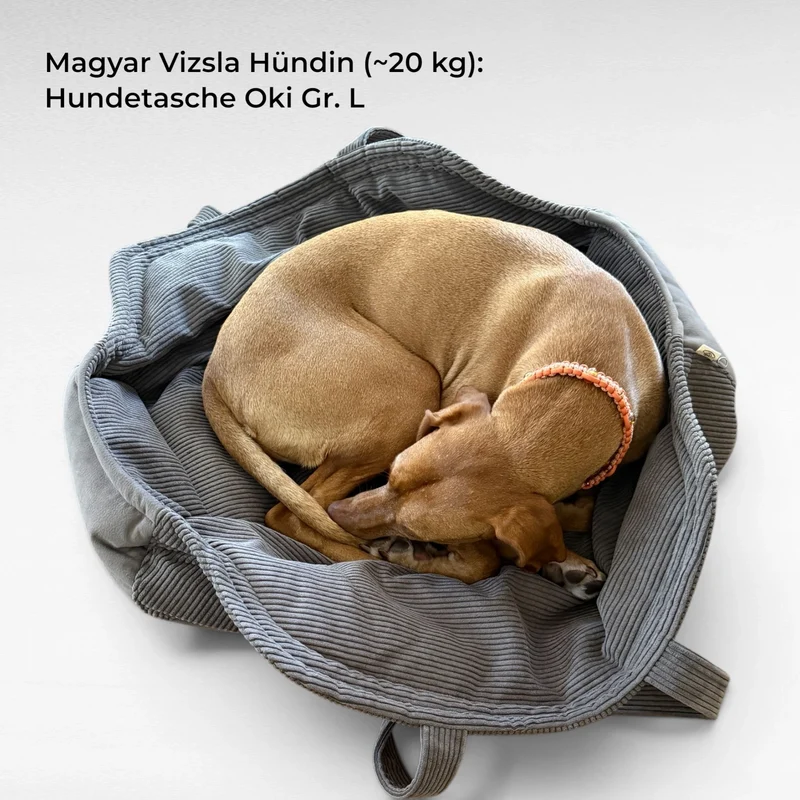 Hundetaschenkörbchen Oki | Taupe | XS - L