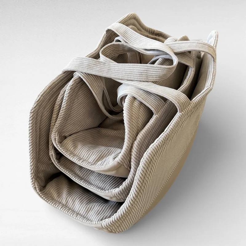 Hundetaschenkörbchen Oki | Taupe | XS - L