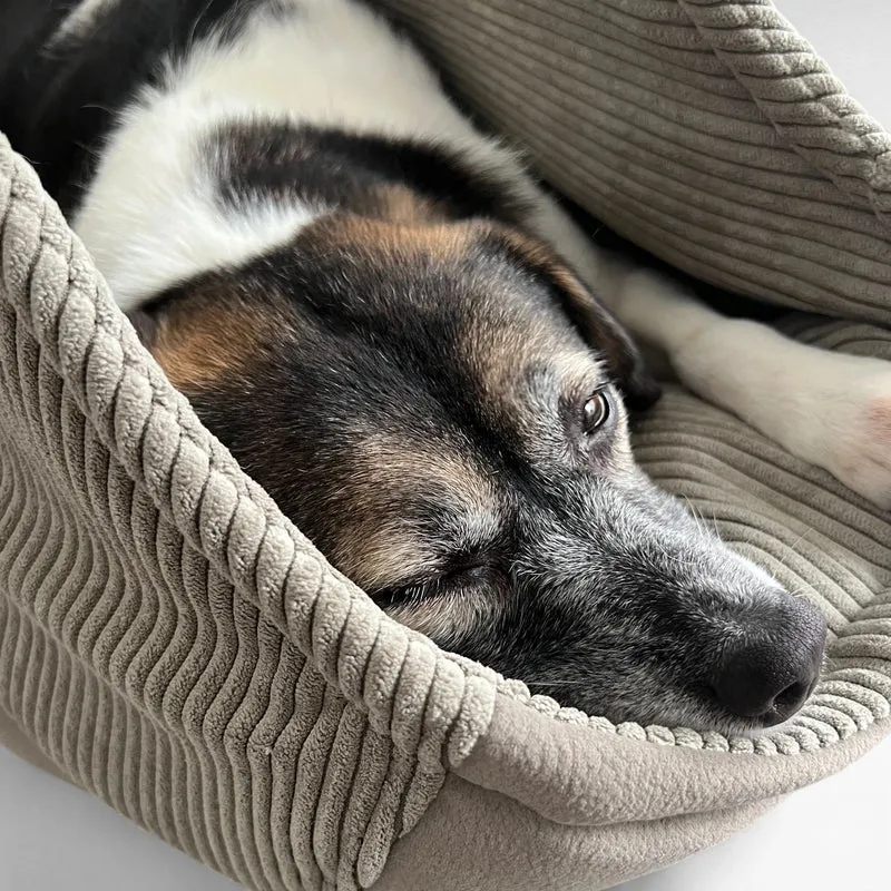 Hundetaschenkörbchen Oki | Taupe | XS - L