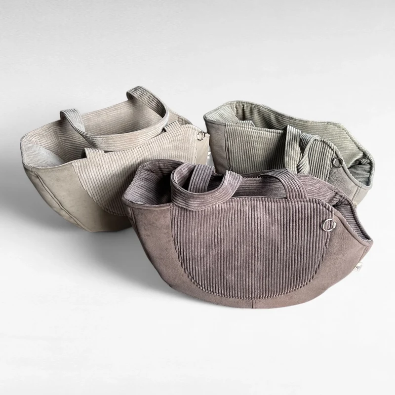 Hundetasche Mika | Hundetragetasche & Körbchen bis 5 kg | Beige