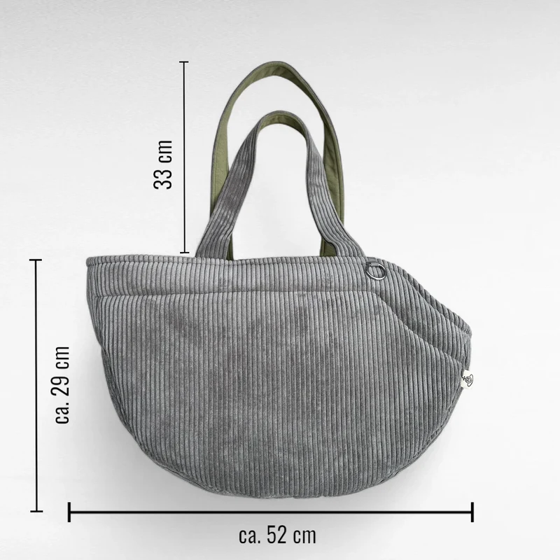 Hundetasche Mika | Hundetragetasche & Körbchen bis 5 kg | Beige