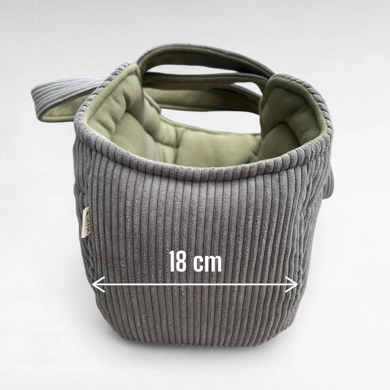 Hundetasche Mika | Hundetragetasche & Körbchen bis 5 kg | Beige