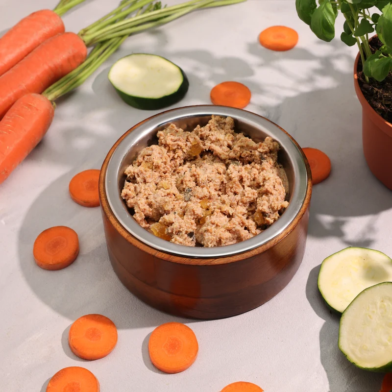 Bio-Alleinfutter - Rind, Dinkel & Zucchini für Hunde