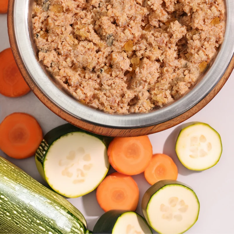 Bio-Alleinfutter - Rind, Dinkel & Zucchini für Hunde