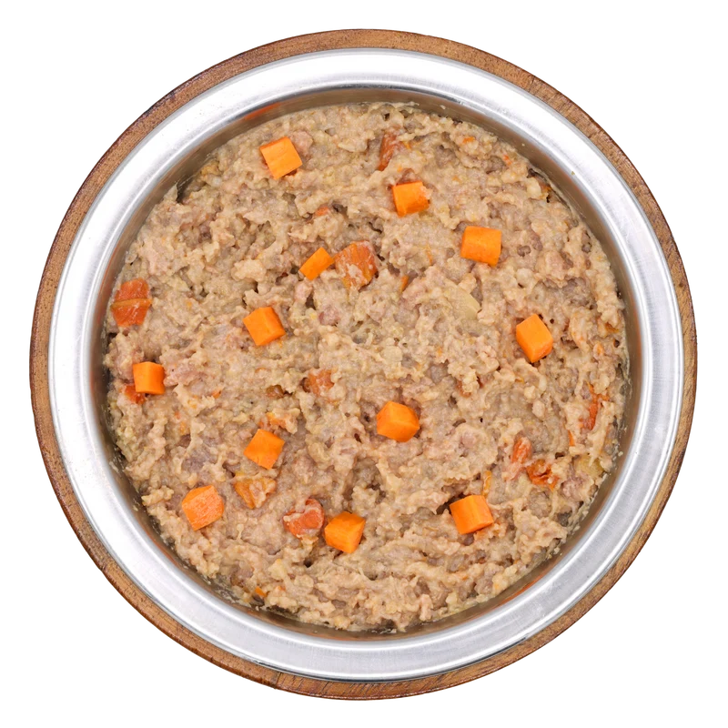 Bio-Alleinfutter - Rind, Reis & Karotten für Hunde