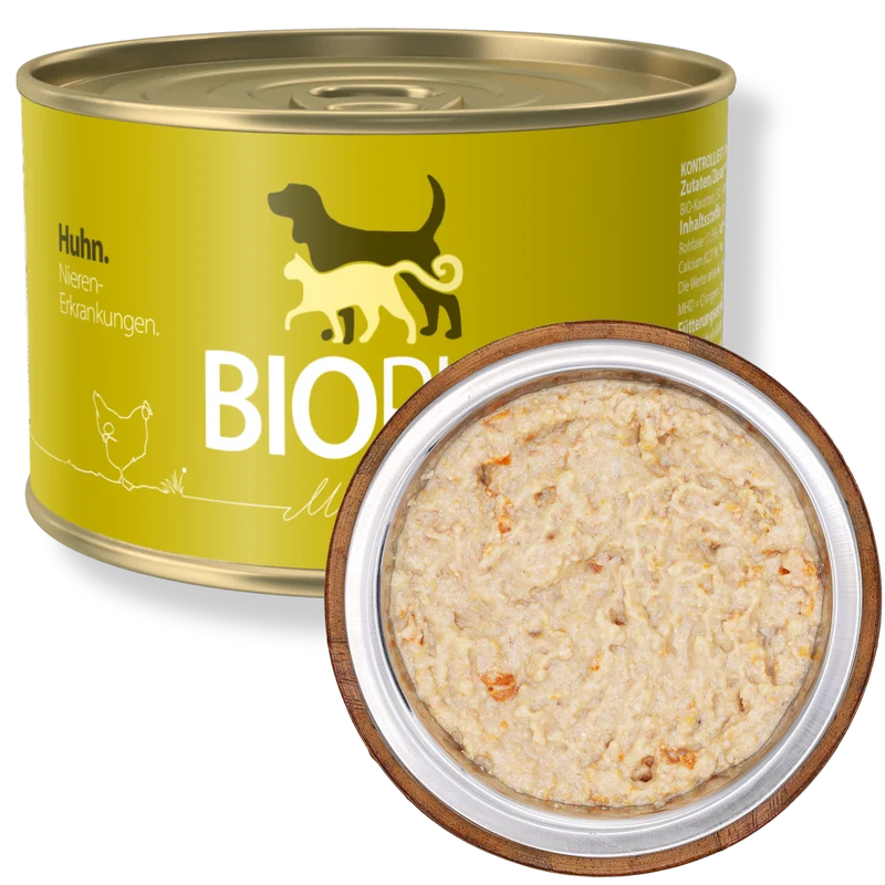Bio-Diätfutter bei Nieren-Erkrankungen für Hunde