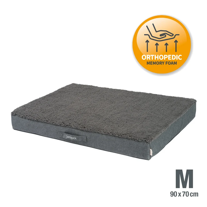PDB1012 | Orthopädische Hundematte mit Lammfell-Imitat, waschbar, S/M/L, 4 Farben