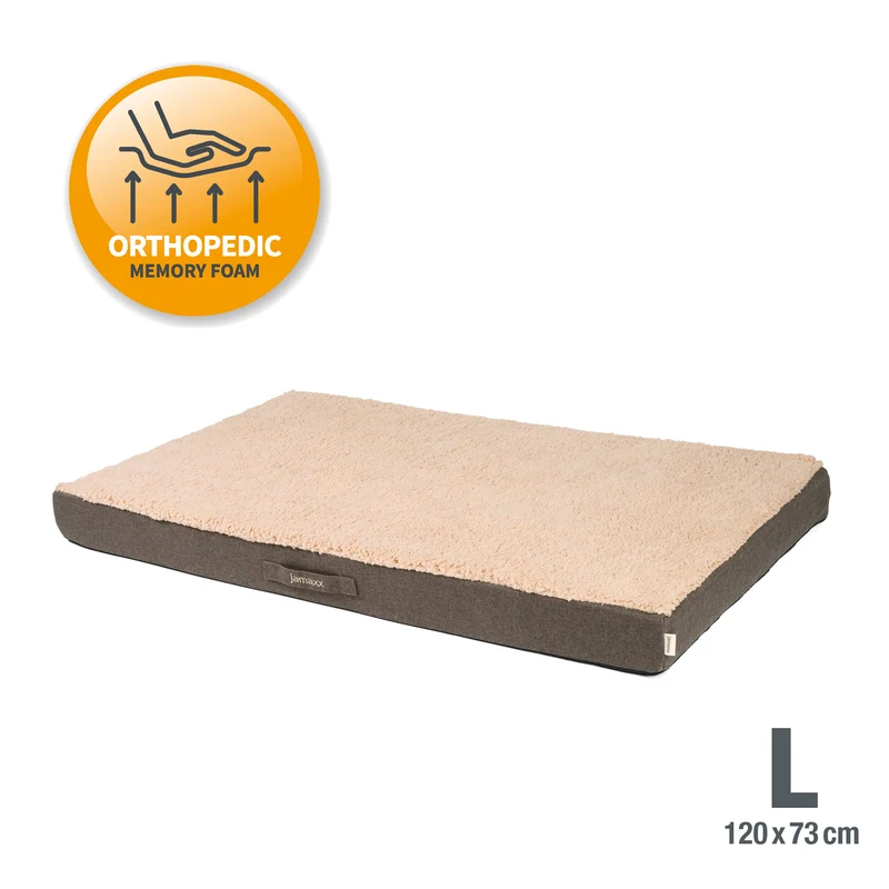 PDB1012 | Orthopädische Hundematte mit Lammfell-Imitat, waschbar, S/M/L, 4 Farben