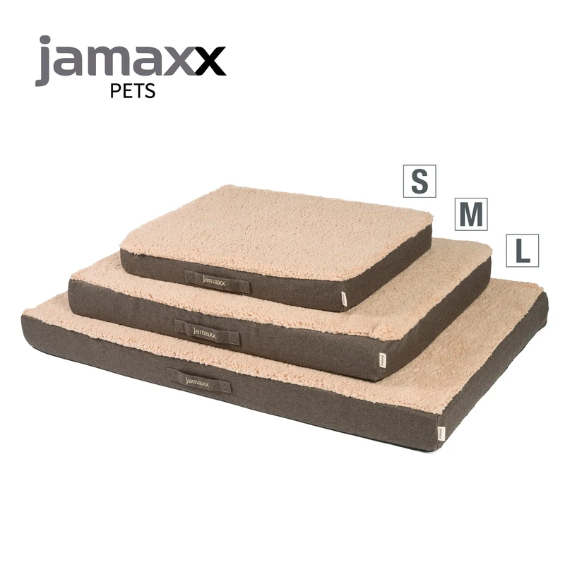 PDB1012 | Orthopädische Hundematte mit Lammfell-Imitat, waschbar, S/M/L, 4 Farben
