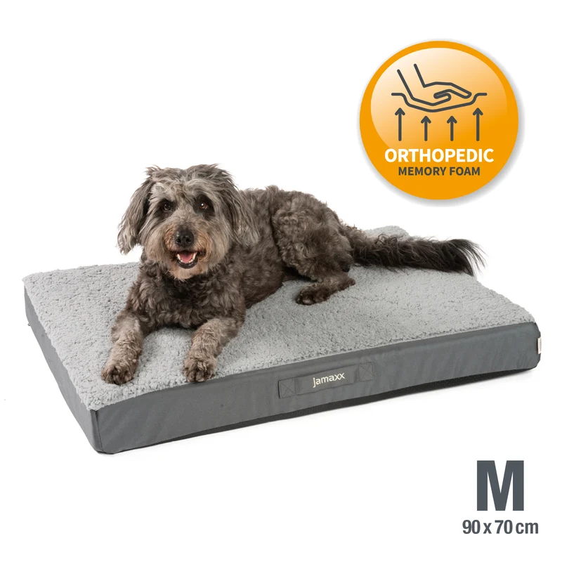PDB1012 | Orthopädische Hundematte mit Lammfell-Imitat, waschbar, S/M/L, 4 Farben