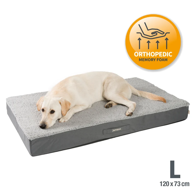 PDB1012 | Orthopädische Hundematte mit Lammfell-Imitat, waschbar, S/M/L, 4 Farben