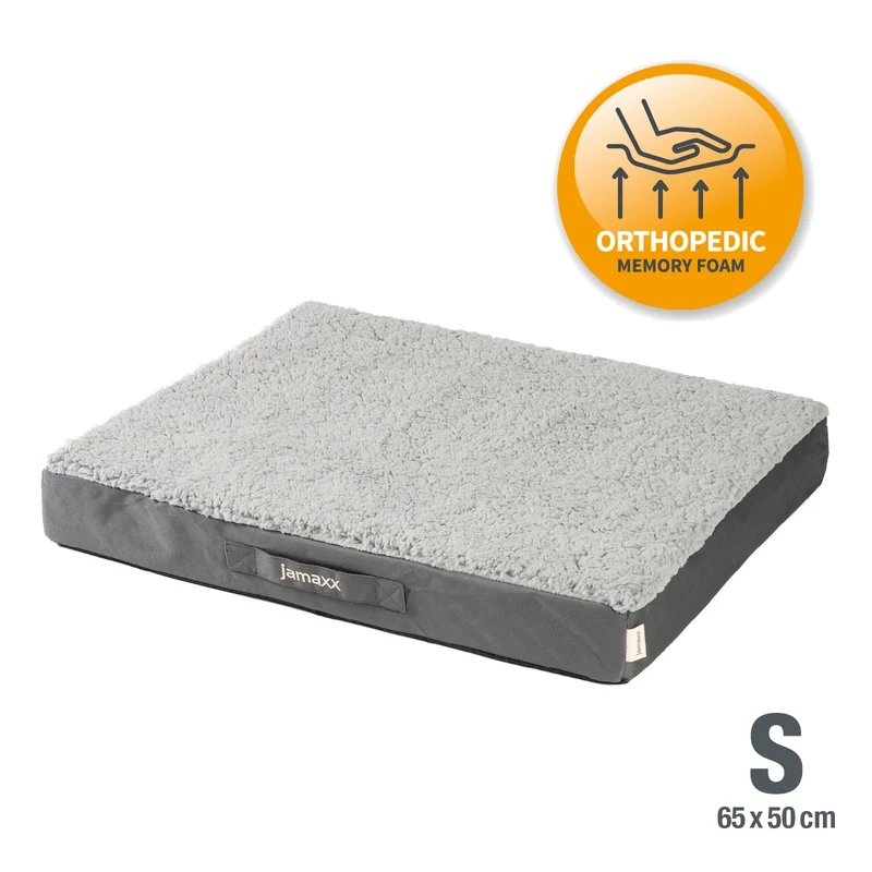 PDB1012 | Orthopädische Hundematte mit Lammfell-Imitat, waschbar, S/M/L, 4 Farben