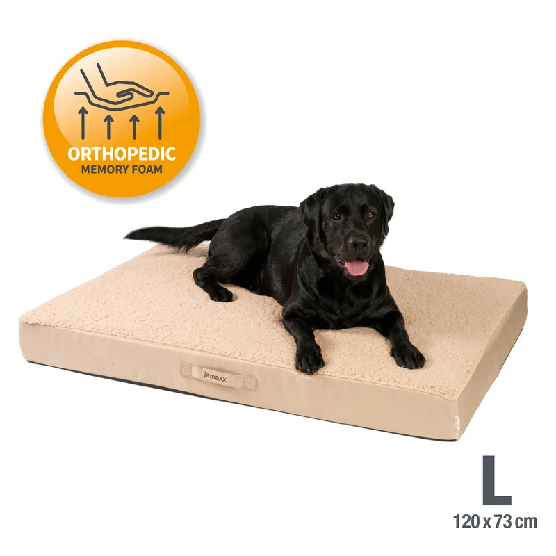 PDB1012 | Orthopädische Hundematte mit Lammfell-Imitat, waschbar, S/M/L, 4 Farben