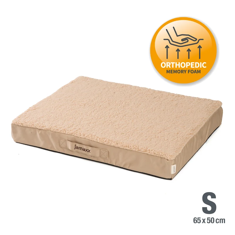 PDB1012 | Orthopädische Hundematte mit Lammfell-Imitat, waschbar, S/M/L, 4 Farben