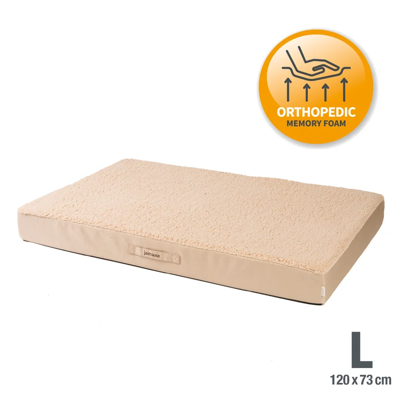 PDB1012 | Orthopädische Hundematte mit Lammfell-Imitat, waschbar, S/M/L, 4 Farben