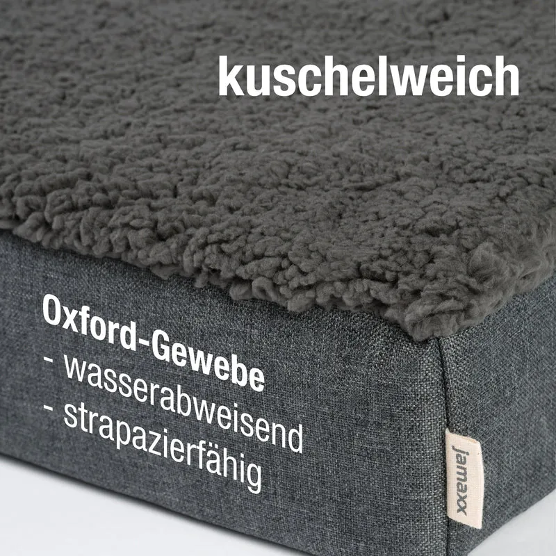 PDB1012 | Orthopädische Hundematte mit Lammfell-Imitat, waschbar, S/M/L, 4 Farben