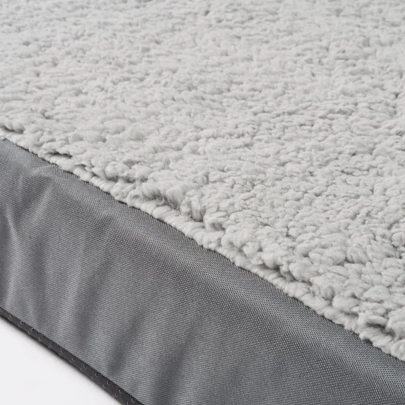 PDB1012 | Orthopädische Hundematte mit Lammfell-Imitat, waschbar, S/M/L, 4 Farben