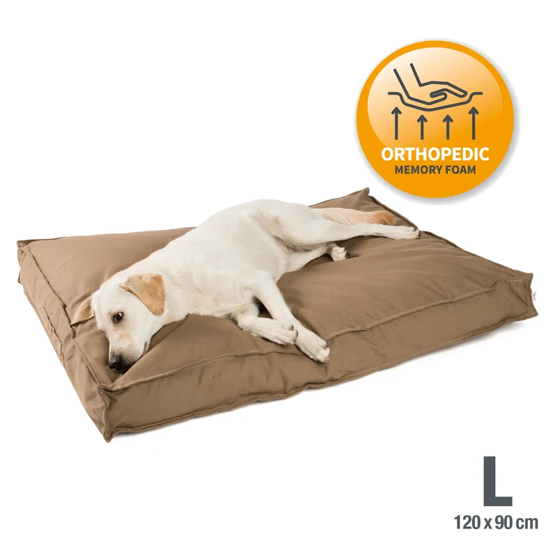 PDB1007 | Premium Hundekissen, orthopädisches Hundebett, Canvas, waschbar