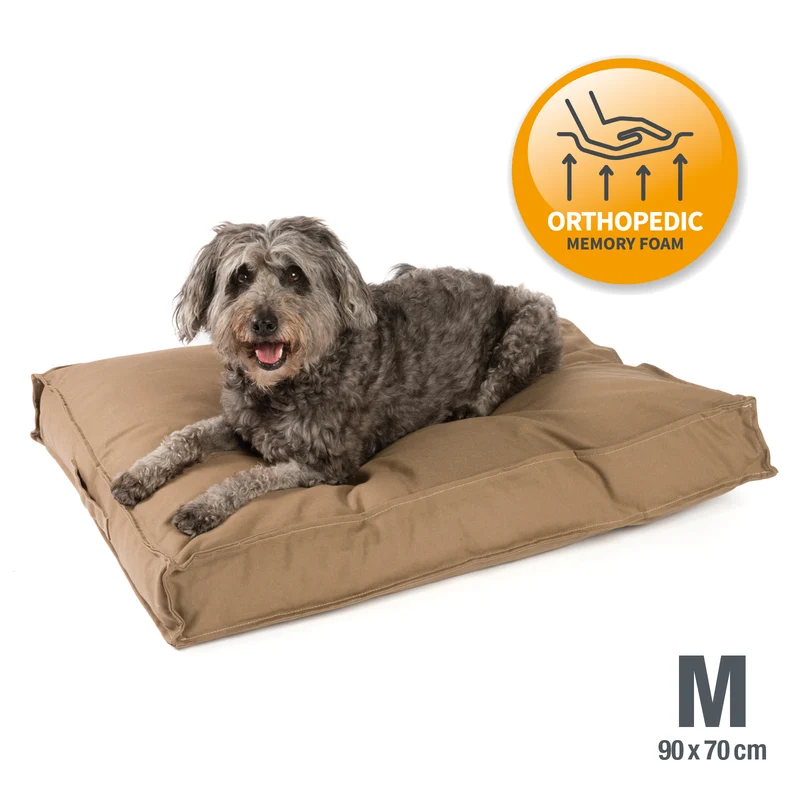 PDB1007 | Premium Hundekissen, orthopädisches Hundebett, Canvas, waschbar