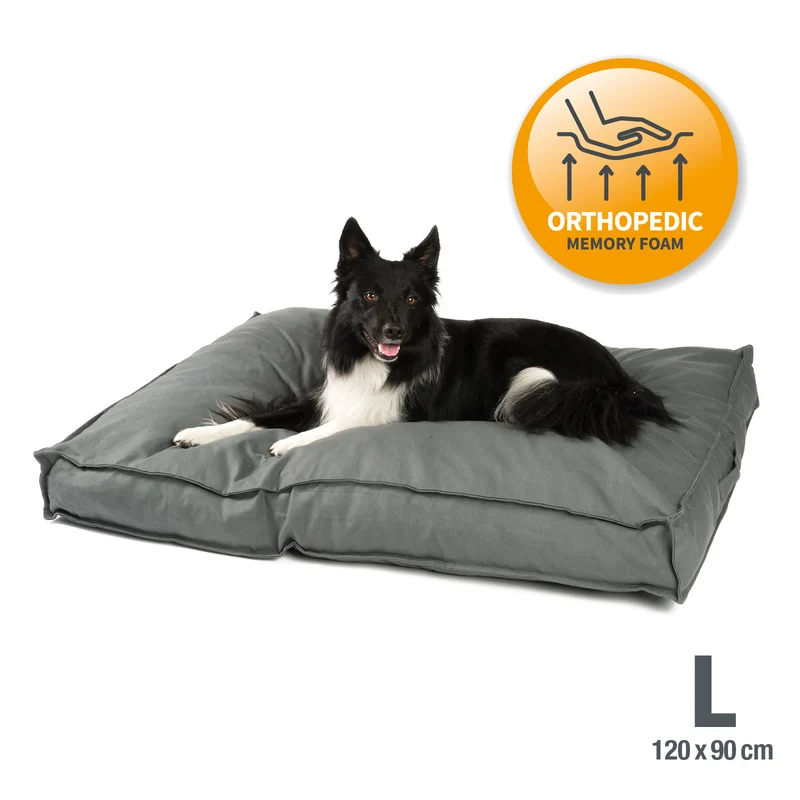 PDB1007 | Premium Hundekissen, orthopädisches Hundebett, Canvas, waschbar