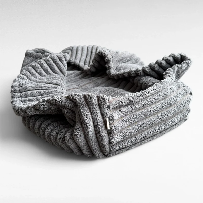 Hundeschlafsack Omo | Soft Maxi Cord | Grau