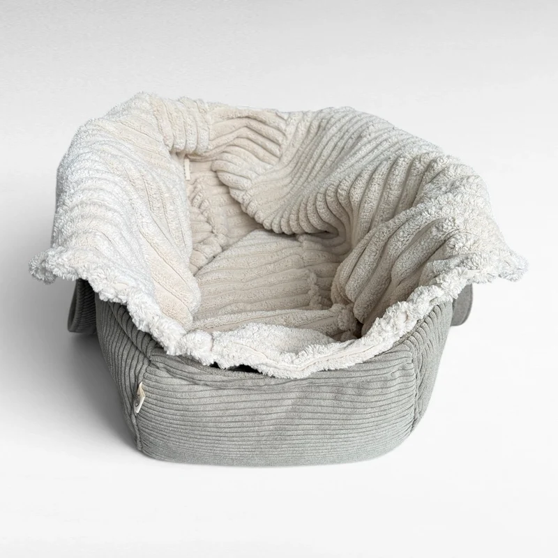 Hundeschlafsack Omo | Soft Maxi Cord | Beige