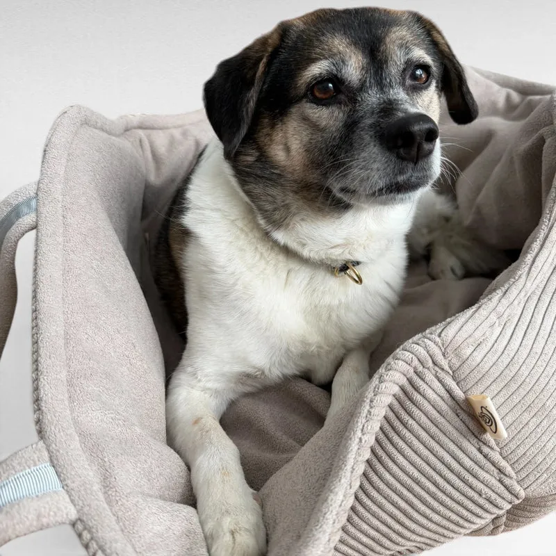 Hundetaschenkörbchen Oko | Beige