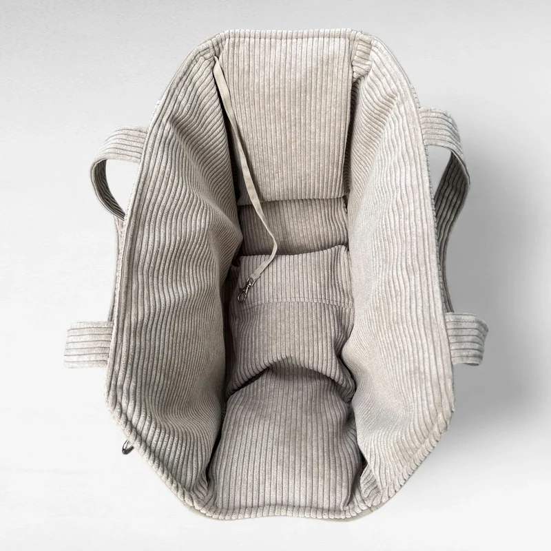 Hundetasche Mika | Hundetragetasche & Körbchen bis 5 kg | Beige