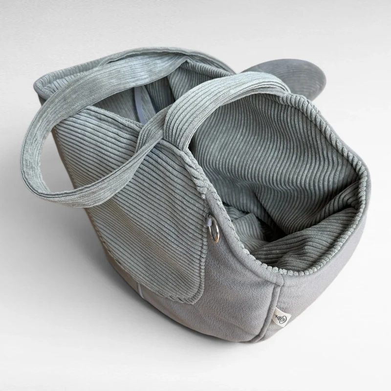 Hundetasche Mika | Hundetragetasche & Körbchen bis 5 kg | Light Oliv