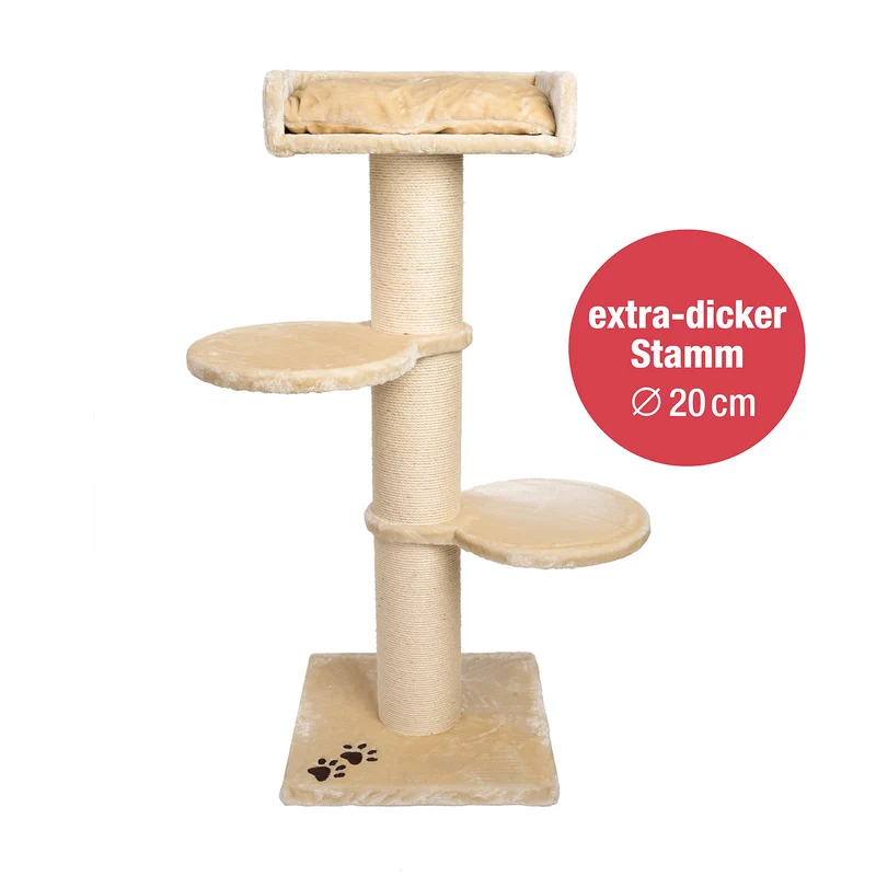 PCT6001 | Premium XL Kratzbaum, 155cm, besonders stabiler Kletterbaum