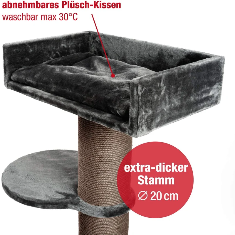 PCT6001 | Premium XL Kratzbaum, 155cm, besonders stabiler Kletterbaum