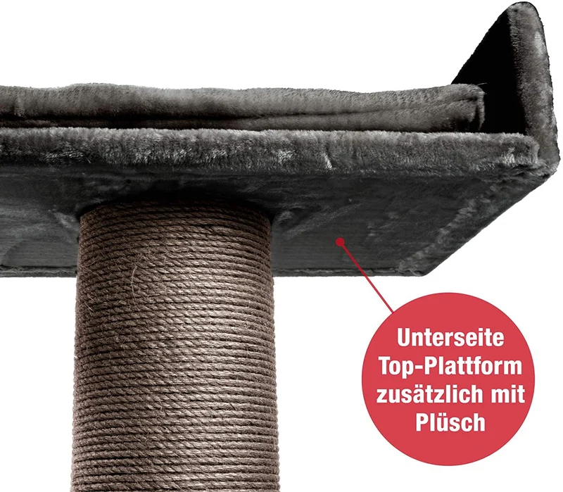 PCT6001 | Premium XL Kratzbaum, 155cm, besonders stabiler Kletterbaum