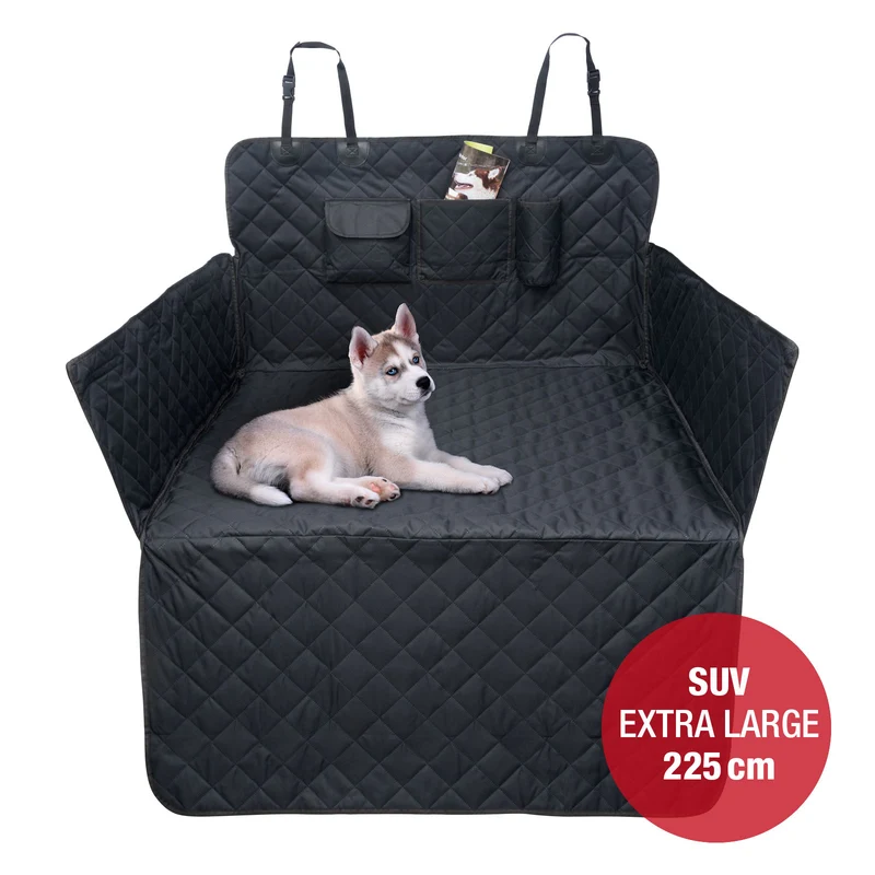 [PDSC3] - Auto - Kofferraum XXL Schondecke für SUV Kombi Extra-Lang 225cm Seitenschutz Hunde-Decke Wasserdicht