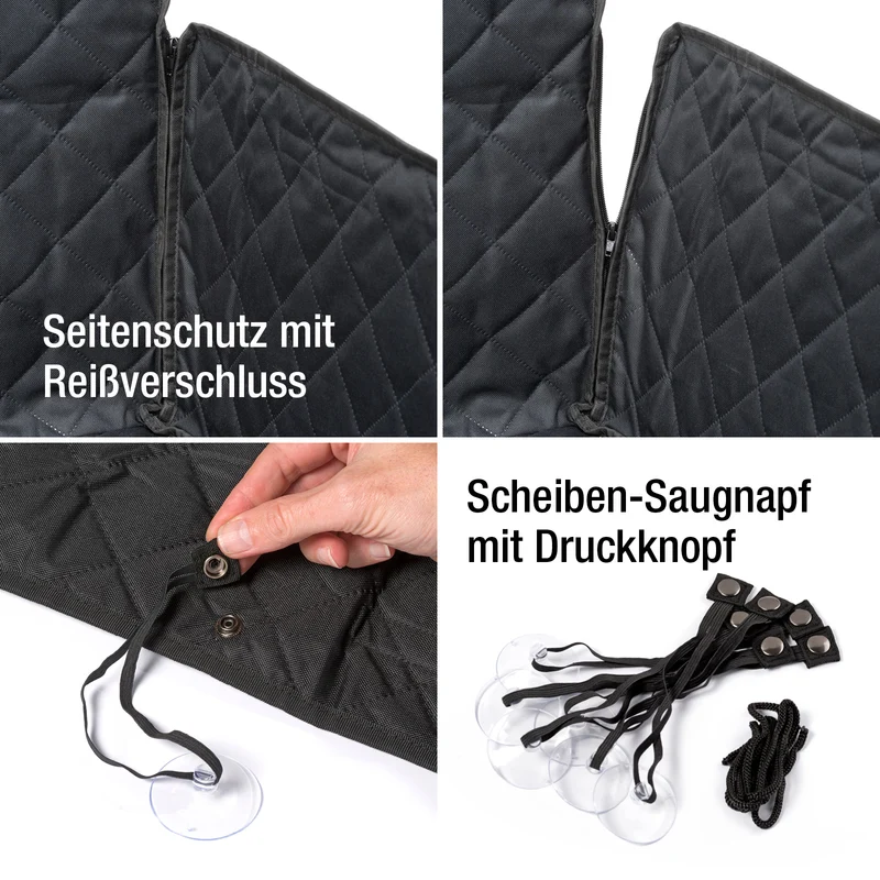[PDSC3] - Auto - Kofferraum XXL Schondecke für SUV Kombi Extra-Lang 225cm Seitenschutz Hunde-Decke Wasserdicht