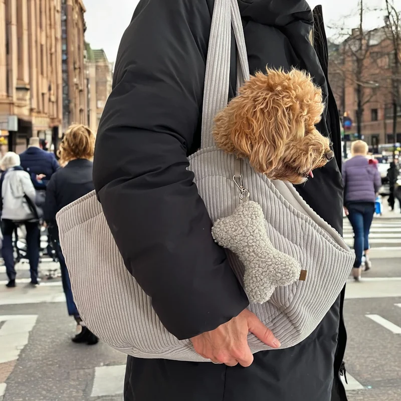 Hundetasche Emi | bis 5 kg | Hellgrau