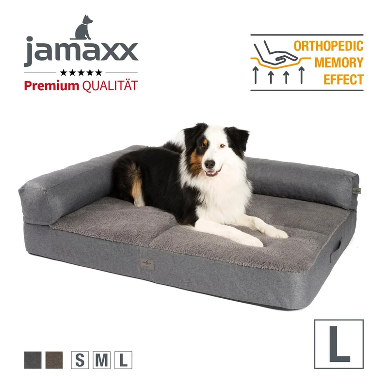 B-Ware: PDB3014 | Premium 2-in-1 Hundesofa, abnehmbare Seitenpolster, waschbar, orthopädisch