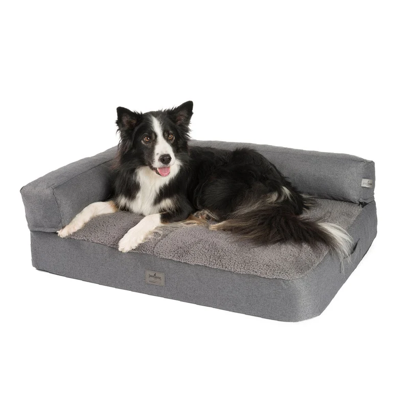 B-Ware: PDB3014 | Premium 2-in-1 Hundesofa, abnehmbare Seitenpolster, waschbar, orthopädisch