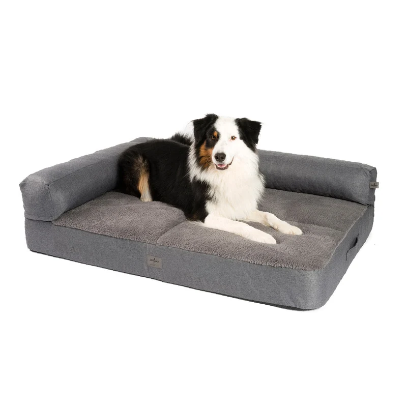 B-Ware: PDB3014 | Premium 2-in-1 Hundesofa, abnehmbare Seitenpolster, waschbar, orthopädisch