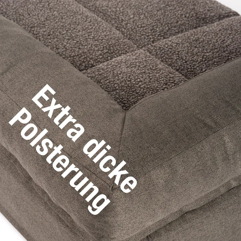 B-Ware: PDB3014 | Premium 2-in-1 Hundesofa, abnehmbare Seitenpolster, waschbar, orthopädisch