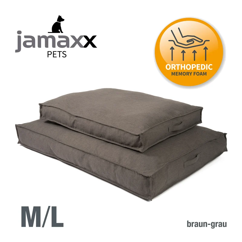 PDB1005 | Premium Hundekissen, waschbar, Leinen-Optik, S/M/L, 8 Farben
