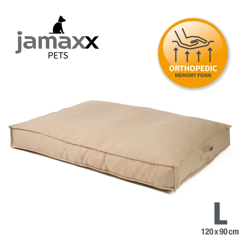 PDB1005 | Premium Hundekissen, waschbar, Leinen-Optik, S/M/L, 8 Farben